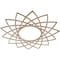 Ekena Millwork Eleanor Wood Fretwork Pierced Ceiling Medallion, Red Oak, 34"OD x 13 1/8"ID x 3/8"T CMWP34X34X0375EARO - alternate 2